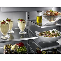 Réfrigérateur à 2 portes de 42,25 po et 24,2 pi3 de KitchenAid (KBFN502ESS) - Acier inoxydable