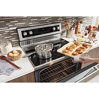 KitchenAid 30" 6.4 Cu. Ft. True Convection 5-Element Electric Range (YKFEG500ESS) - Stainless Steel