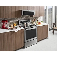 KitchenAid 30" 6.4 Cu. Ft. True Convection 5-Element Electric Range (YKFEG500ESS) - Stainless Steel