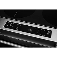 KitchenAid 30" 6.4 Cu. Ft. True Convection 5-Element Slide-In Electric Range (YKSEG700ESS) - Stainless