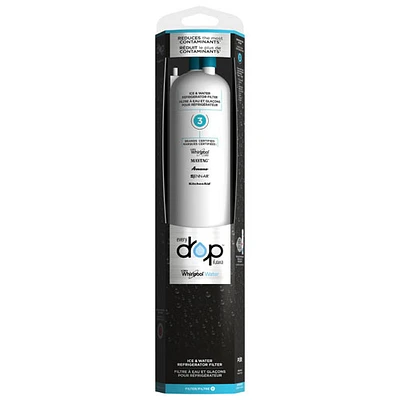 Filtre de réfrigérateur à glace et à eau EveryDrop de Whirlpool (EDR3RXD1B)
