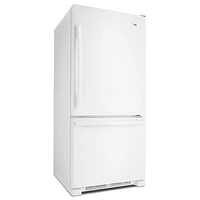 Amana 30" 18.7 Cu. Ft. Bottom Freezer Refrigerator - White