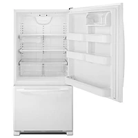 Amana 33" 22 Cu. Ft. Bottom Freezer Refrigerator - White