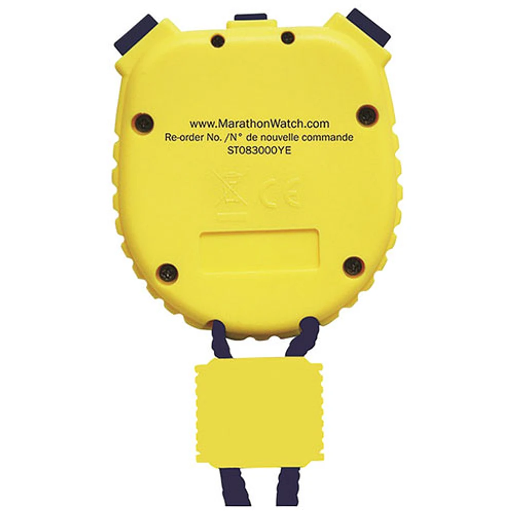 Chronomètre numérique Adanac 3000 de Marathon (ST083000YE) - Jaune