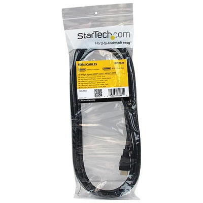 Câble HDMI UHD 4K de 3 m (10 pi) de StarTech (HDMM10) - Noir