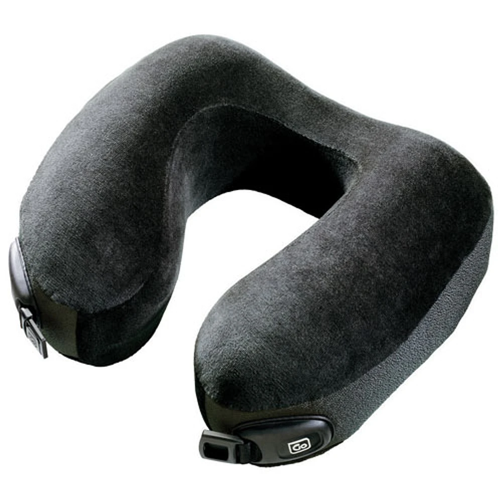Oreiller cervical en mousse viscoélastique Ultimate de Go Travel - Noir