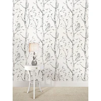NuWallpaper Grey Woods Peel and Stick Wallpaper