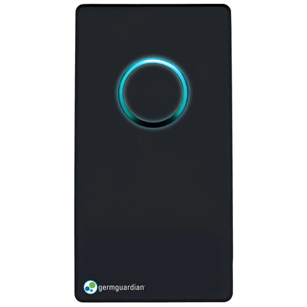 GermGuardian GG1100BCA Elite Pluggable UV-C Air Sanitizer & Deodorizer- Black Onyx