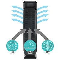 GermGuardian AC5350BCA Elite 4-in-1 True HEPA Air Purifier - Black Onyx