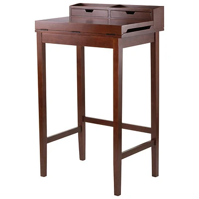 Bureau transitionnel pour position debout Brighton - Noyer antique