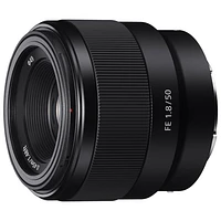 Objectif à focale fixe pour portraits plein format à monture E FE 50 mm f/1,8 de Sony