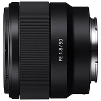 Objectif à focale fixe pour portraits plein format à monture E FE 50 mm f/1,8 de Sony