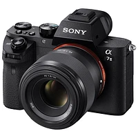 Objectif à focale fixe pour portraits plein format à monture E FE 50 mm f/1,8 de Sony