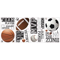 RoomMates All Star Sports Sayings Wall Decal