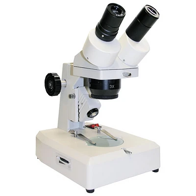 Microscope binoculaire stéréoscopique 10x à 30x à DEL de gamme QF de Walter Products
