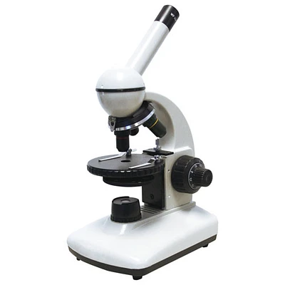 Microscope composé sans fil DEL monoculaire 40 à 400x série 2057 de Walter Products