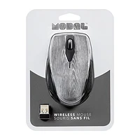 Modal Wireless Optical Mouse - Grey Washed Wood - Only at Best Buy
