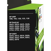 Paquet de 2 cartouches d'encre couleur/noire HP 65