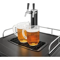Insignia 2-Tap Kegerator (NS-BK2TSS6) - Silver/Black - Only at Best Buy