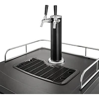 Insignia 2-Tap Kegerator (NS-BK2TSS6) - Silver/Black - Only at Best Buy