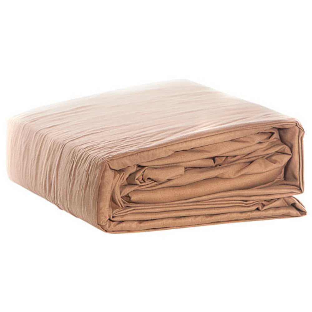 Gouchee Design Microfibre Sheet Set - Queen - Taupe