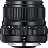 Fujifilm Fujinon XF 23mm f/2-16 R WR Lens - Black