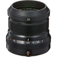 Fujifilm Fujinon XF 23mm f/2-16 R WR Lens - Black