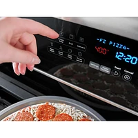 Whirlpool 30" 6.4 Cu. Ft. True Convection Electric Range (YWFE745H0FS) - Black-on-Stainless