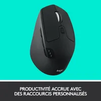 Logitech M720 Triathlon Wireless Optical Mouse - Black