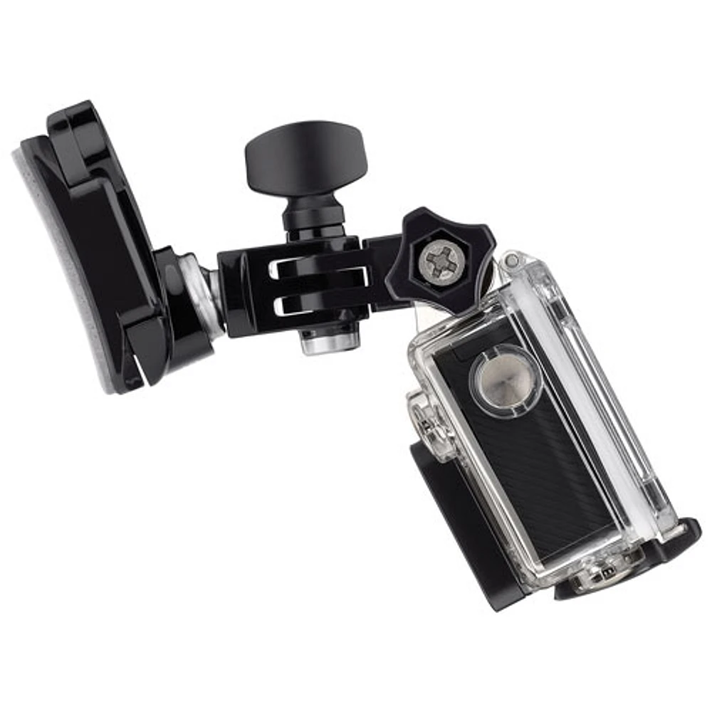 Fixation frontale et latérale pour casque GoPro