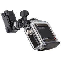 Fixation frontale et latérale pour casque GoPro