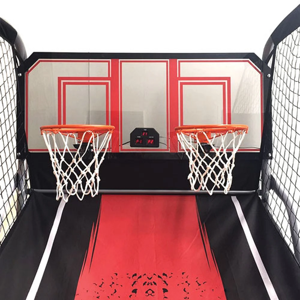 Hathaway Shot Pro Deluxe 81" Electronic Dual Indoor Basketball (BG2246BL)