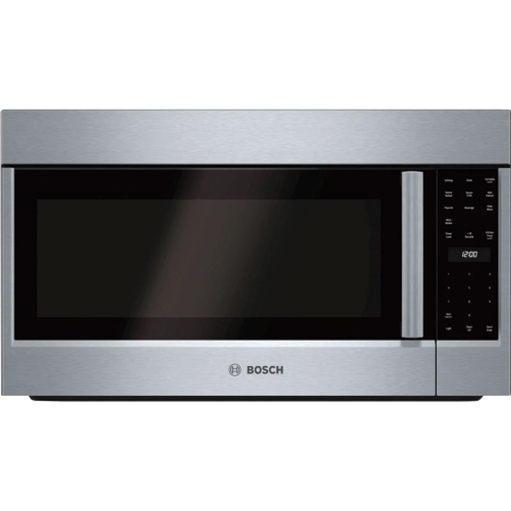 Four à micro-ondes à hotte intégrée 500 Series de Bosch - 2,1 pi3 - Acier inoxydable