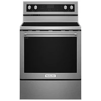 Open Box - KitchenAid 30" 6.4 Cu. Ft. 5-Element Electric Range (YKFEG500ESS) - SS - Perfect Condition