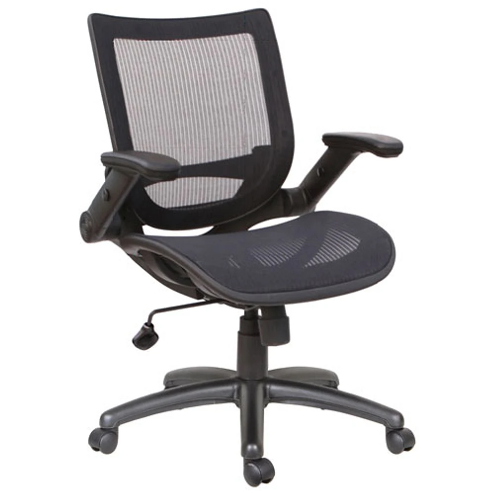 Fauteuil de bureau ergonomique à dossier mi-hauteur en maille de TygerClaw