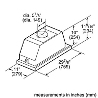 Bosch 500 30" Under-Cabinet Pull Out Range Hood (HUI50351UC) - Stainless Steel