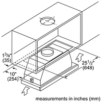 Bosch 500 30" Under-Cabinet Pull Out Range Hood (HUI50351UC) - Stainless Steel