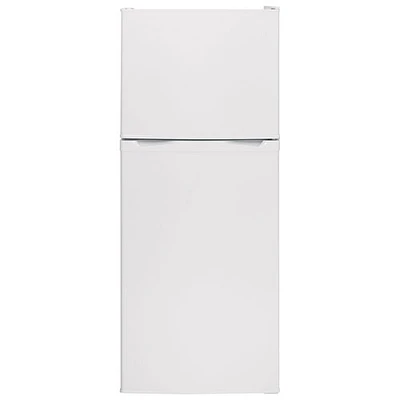 Réfrigérateur à congélateur supérieur 11,55 pi3 24 po de Moffat (MPE12FGKLWW) - Blanc