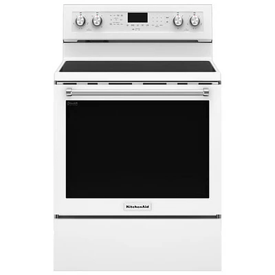 KitchenAid 30" Convection Freestanding Smooth Top Electric Range - Open Box - Perfect Condition