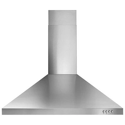 Hotte murale cuisinière convertible 30 po Whirlpool (WVW53UC0FS) - Inox - BO - Parfait état