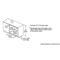 Bosch 30" Built-In Microwave - Stainless Steel