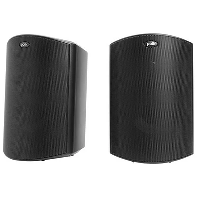 Haut-parleurs d'extérieur à 2 voies 100 W Atrium 6 de Polk Audio - Paire - Noir
