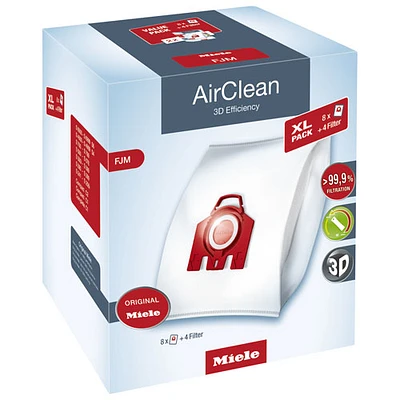 Filtres et sacs d'aspirateur AirClean de Miele (3D F/J/M Value Pack)