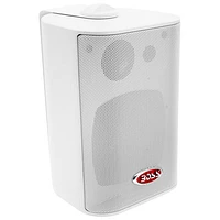 Hp 3 voies intérieurs/extérieurs à l'épreuve des intempéries 200 W MR4.3W Boss Audio - Blanc - Deux