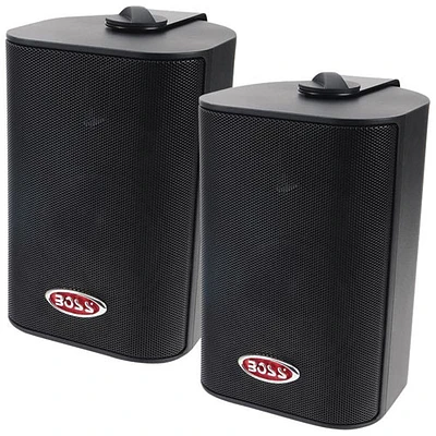 Hp 3 voies intérieurs/extérieurs à l'épreuve des intempéries 200 W MR4.3B Boss Audio - Noir - Deux
