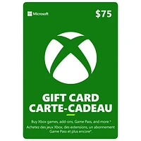 Xbox Live $75 Gift Card - Digital Download