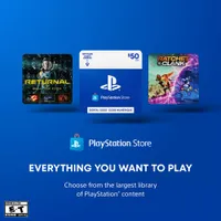 Carte-cadeau à code de téléchargement numérique de $ pour PlayStation Store