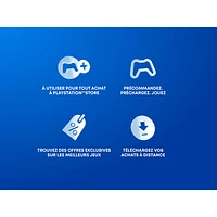 Carte-cadeau à code de téléchargement numérique de $ pour PlayStation Store