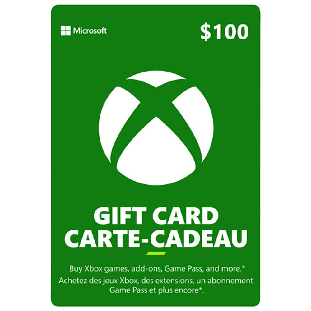 Xbox Live $100 Gift Card - Digital Download