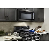 KitchenAid 30" 5.8 Cu. Ft. True Convection 5-Burner Gas Range (KFGG500EBS) - Black Stainless Steel